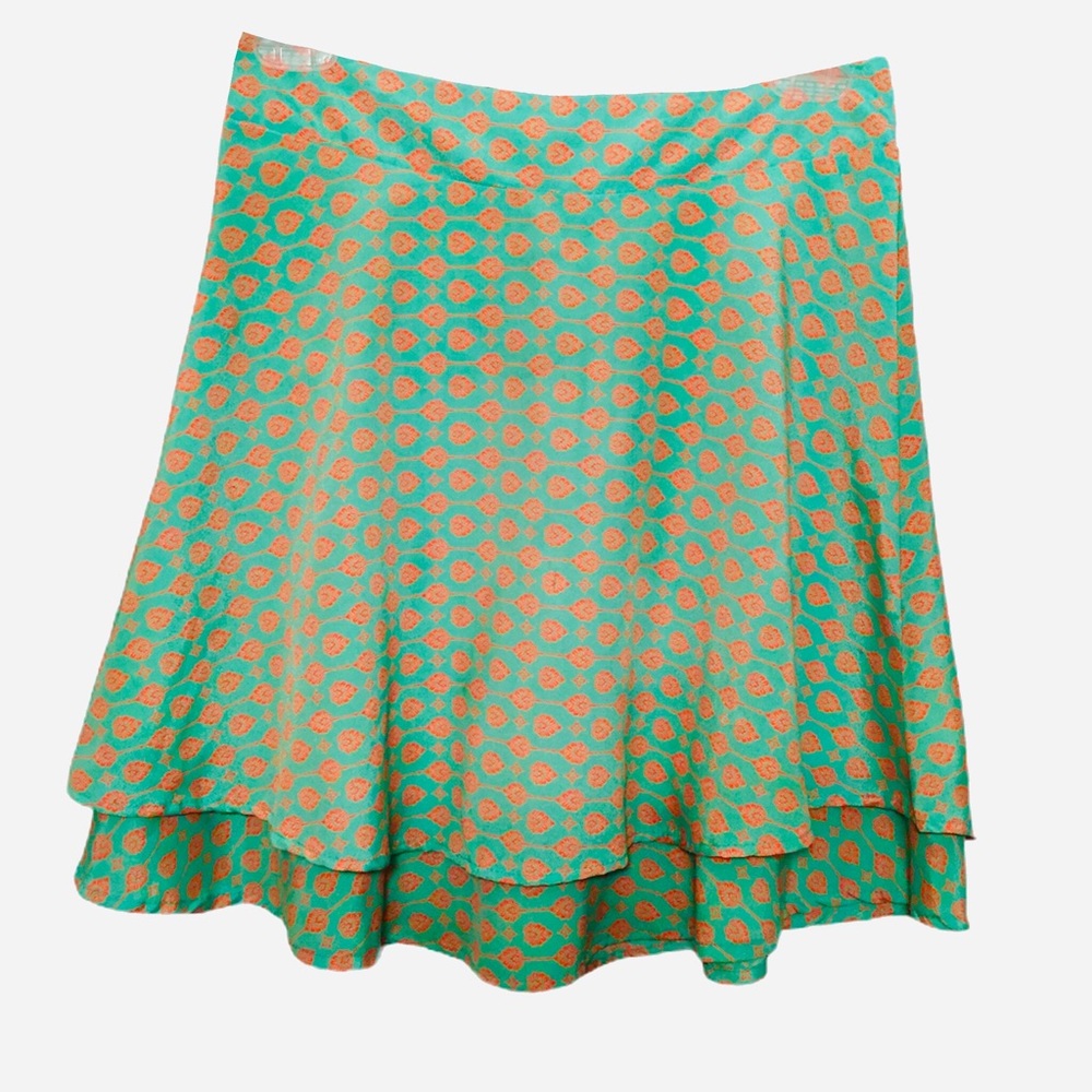 Francesca’s Bee Stitched Layered Skater Skirt